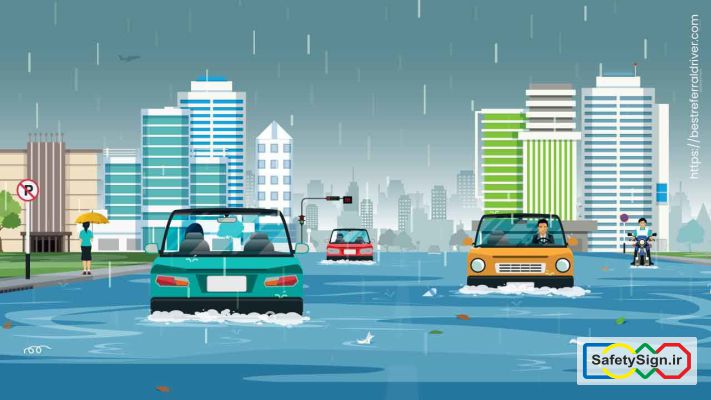 ایمنی رانندگی در فصل بارانی-1