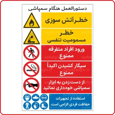 80350 - دستورالعمل هنگام سمپاشی