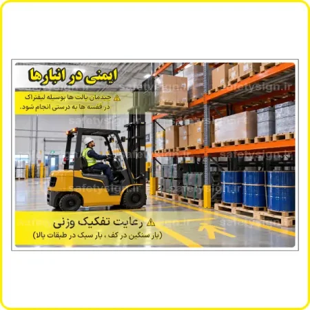 91894 - ایمنی لیفتراک در انبارها